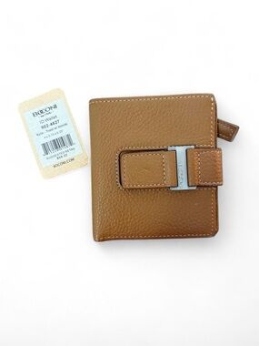 Boconi Kylie ID Wallet Leather RFID Toast with Blonde